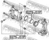 FEBEST 0276-J31F Piston, brake caliper